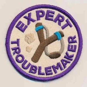 Expert Troublemaker Embroidered Patch - available in 2 sizes - Picture 1 of 1
