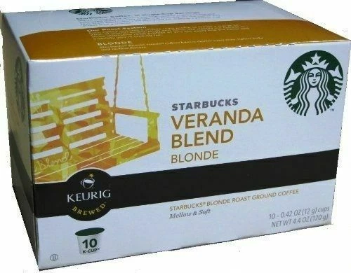 Starbucks Veranda Blend Blonde Roast Coffee Keurig k-cups