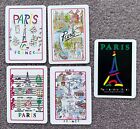 .Swap playing cards souvenirs of Paris France Eiffel Tower Arc de Triomphe