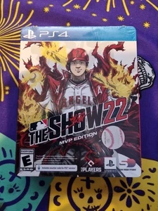 BRAND NEW MLB The Show 22 - SteelBook MVP Edition (PlayStation 4 PS4 / PS5) - Picture 1 of 2