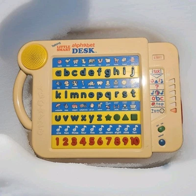 Vintage VTECH Talking Little Smart Alphabet Desk Learning Preschool works - Image 1 of 4