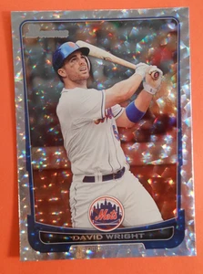 2012 Bowman - David Wright #86 Silver Ice NY METS Rare Parallel - Picture 1 of 6