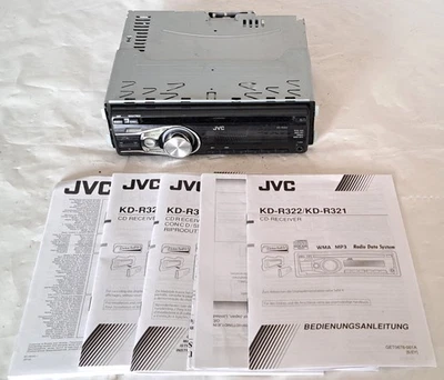 Resolution: Estate-Original JVC CD. Car Radio KD-R322 + Instructions-Look - Image 1 of 4