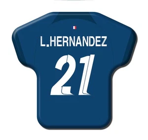 Calamita Magnete T-Shirt Calcio 2023/2024 PSG 21 Luchas Hernández (L.Hernandez) - Foto 1 di 9