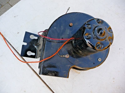 Nice Used 1955 1956 Heater blower housing w/working 56 12V motor FoMoCo - Image 1 of 4
