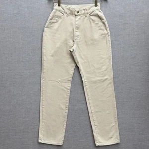 Vintage L.L. Bean beige High Rise Straight Leg Jeans Made in USA Größe 8 (28x31) - Bild 1 von 12