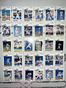 Los Angeles Dodgers 1989 Police Department Baseball Card Set of 30 - Picture 1 of 20