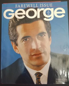 John F Kennedy Jr - George Magazine - Farewell Issue - 2001 - Vol VI Number 1 - Foto 1 di 5