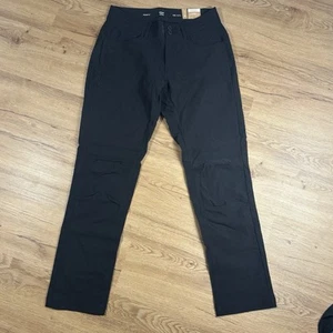 Prana Women’s Pants Size 4 Black Stretch Hiking Travel Outdoor Casual - Picture 1 of 8