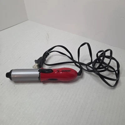 Conair Mini Travel Curling Iron You Locks 1" Barrel Ceramic  Red - Image 1 of 4