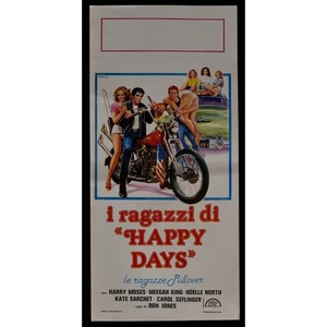 Plakat I Jungs Von Happy Days Fonzie Mädchen Pullover Moses Motorrad Harley Dav - Bild 1 von 3