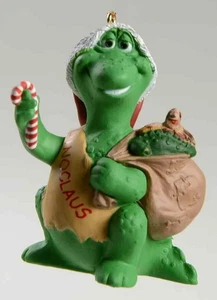 Hallmark Gold Crown 1991 Hallmark Christmas Ornaments Dinoclaus - Boxed 832271 - Picture 1 of 1