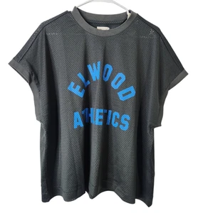 Elwood Athletics Herren M Muskel Jersey Mesh Tee Kurzarm Marine Grün - Bild 1 von 4