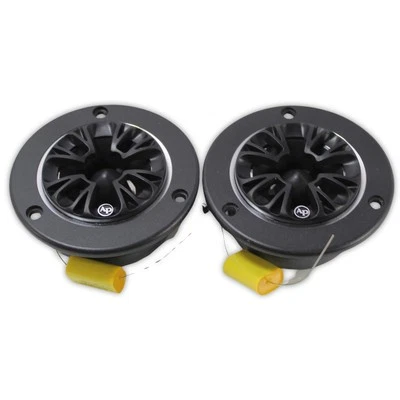 Pair of 3.75" 175 Watt RMS 4-Ohm Aluminum Super Bullet Tweeters Audiopipe - Image 1 of 4