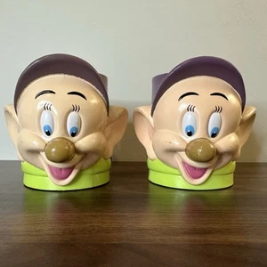 Vintage 90’s Disney On Ice Snow White Dopey Collectable Mugs X2 - Picture 1 of 9