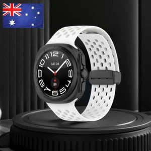 Silicone Strap Breathable Sport Strap for Samsung Galaxy Watch 7 Ultra 47mm - Zdjęcie 1 z 36