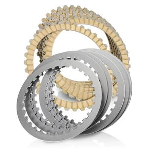 Extra Friction Clutch Steel Plates for Harley '90-97 Big Twin Touring '91-17 XL - Picture 1 of 17