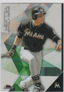 Tarjeta de béisbol Christian Yelich 2015 Topps mejor refractor insertado cerveceros ¡como nueva! - Imagen 1 de 2