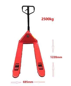 Hand Pallet Jack 2.5 Ton 1150mmX685mm Fork Galvanized solid Pump 12 mth warranty - Picture 1 of 11