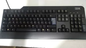 Original IBM x PC Italien Tastatur mit PS/2 Kabel schwarz. - Bild 1 von 8
