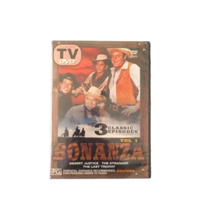 Bonanza Vol 1 DVD - Desert Justice - The Stranger - The Last Trophy - Picture 1 of 3