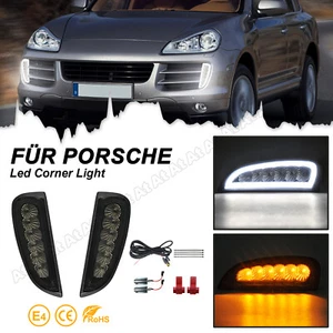 LUZ DE MARCHA DIURNA LED INTERMITENTE HUMO homologado e para PORSCHE CAYENNE 955 2007-2010 - Imagen 1 de 11
