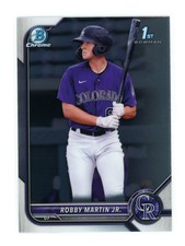 Robby Martin Jr. 2022 Bowman #BCP-43 Chrome Prospects 1st Baseball Card
