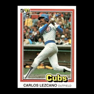 Carlos Lezcano 1981 Donruss Chicago Cubs #521 NM+ Vintage!