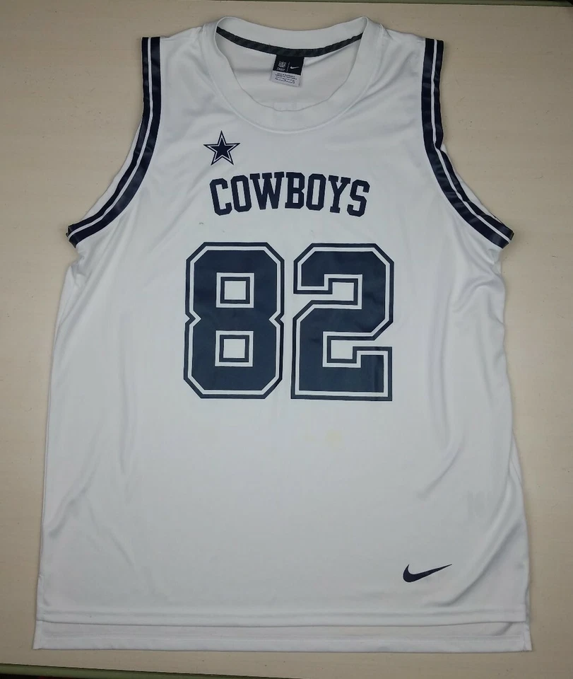 Camiseta sin mangas blanca Nike Dallas Cowboys 82 Jason Witten para hombre talla XL Foto 1 de 4