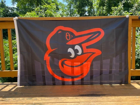MLB Baltimore Orioles 3x5 Feet Large Maryland Flag Cover