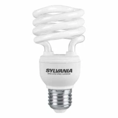 Sylvania E27 23/109 W Mini Linx Spiral Light Bulb Superior 15000 Warm - Image 1 of 2