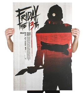 Friday the 13th Jason Print Kyle Crawford Horror not mondo Halloween - Picture 1 of 2