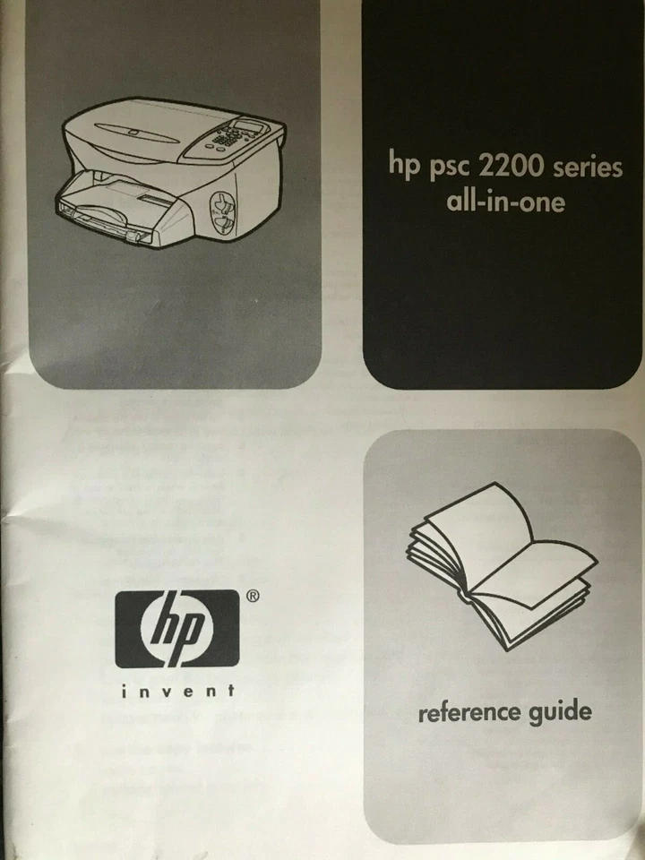 HP PSC 2200 Series All in One Manual User Guide  - Image 1 of 1
