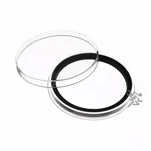 Air-Tite Brand Y58mm Black Ring Coin Capsule Holders Qty: 5 - Picture 1 of 1