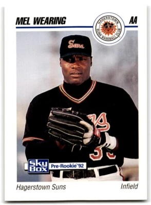 1992 SkyBox AA Mel Wearing Hagerstown Suns #114 - Image 1 of 2