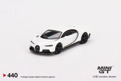 Mini GT 1:64 Bugatti Chiron Super Sport White Model Car MGT00440-2B - Image 1 of 4