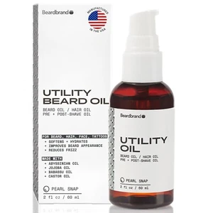 BEARD OIL FOR MEN, BEARD SOFTENING OIL & MENS BEARD OIL SOFTENS & CONDITIONS - Picture 1 of 9