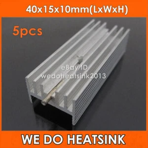5szt TO220 / TO-220 Radiator aluminiowy Radiator 40x15x10mm - Zdjęcie 1 z 4