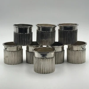 Set of 8 Vintage Spanish .915 Silver Cups Manuel Garrido for Plateria Lopez - Picture 1 of 5