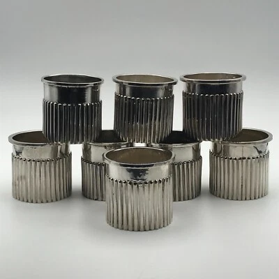 8 件套复古西班牙语 0.915 银杯 Manuel Garrido 适用于 Plateria Lopez — 第 1/4 张图片