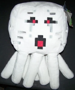 NEW  Minecraft Jinx Ghast Mojang  Ghost Spinmaster Official  White 12” Plush Toy - Picture 1 of 12