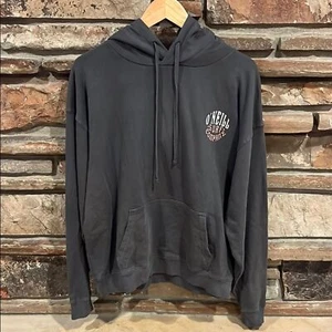 O'Neill Surf Company Drift Hoodie Grey Terrycloth Sun Logo - Picture 1 of 8