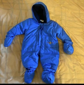 NWT Snowsuite unisex size 6-12 month blue - Picture 1 of 10
