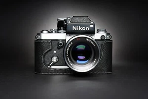 Funda protectora de cuero real con media cámara para Nikon F2 F2A F2AS F FA - Imagen 1 de 81