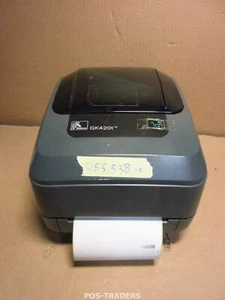 Zebra GK420T Label Printer DT/TT LAN USB Etiketten 104mm 455,538 INCH BAD PRINTS - Picture 1 of 3