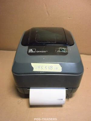 Zebra GK420T Label Printer DT/TT LAN USB Etiketten 104mm 455,538 INCH BAD PRINTS - Bild 1 von 3