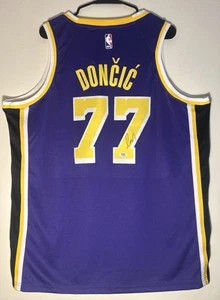 Luka Doncic Signed Los Angeles Lakers Jersey Autographed PSA/DNA COA - Picture 1 of 4
