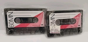 2-60 Minuten leere Audiokassetten Kassetten NEU versiegelt Vintage Audio Medien  - Bild 1 von 1