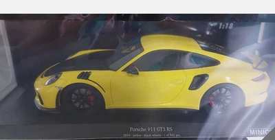 Porsche 991 Gt3 RS  Jaune 1 of 402 1:18 MINICHAMPS - Photo 1/2
