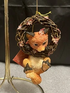 Christopher Radko - Waldwinde - Fuchs hängt am Kranz - Ornament - Bild 1 von 8